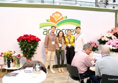 Pedro Espinosa, Valeria Valdivieso, Gabriela Platonoff and Juan Martin Espinosa of Agrocoex, flower producers in Ecuador