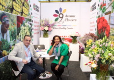 Bashar Almajzoub and Reginah Gathoni of Ninth Avenue Flowers