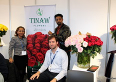 Serkaddis, Amara and Jan Erik Visscher of Tinaw Flowers