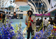 Live music in the Guaqueta booth