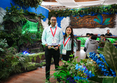 Carlos Andres Pedraza Barreto and Jazmin Adriana Guevara Ortiz from the Green Genie