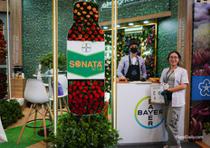 At the booth of Bayer - Almagricola