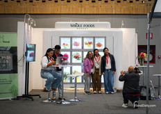 Hypervend booth that shows Retail automation for flowers