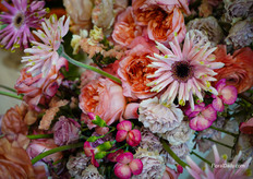 Beautiful flower art at Dona Natalia