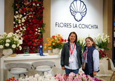 Liliana Torres Gomez and Yolanda Vargas from Flores la Conchita