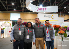 Rodrigo Rolon, Cesar Guzman, Paco van der Louw and Julian Montoya of Könst Alstroemeria