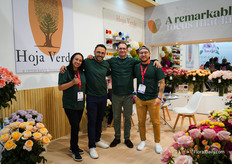 Nancy Villavicencio, Hernan Davilla, Eduard Letort and Diego Ramirez of Hoja Verde