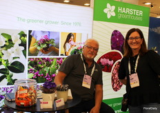 Sanne Vestergaard, BC Creations visiting Harster Greenhouses