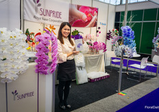 Sabina Chu, Royal Base Corporation, presents the Sunpride orchids