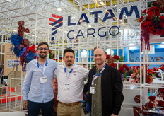 Cristobal Cabezas, Gabriel Barahona and Martin Correa, LATAM Cargo