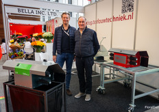 Stefan Terlouw en Leo Terlouw, Terlouw Techniek, are present to meet possibile distributors as well as customers