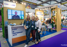 Aurore Lonchamps, Laura Petit en Ayse Akkar, representing Cargoland (Luik airport) and DSV, Freshexpres, Ninatrans and Swissport