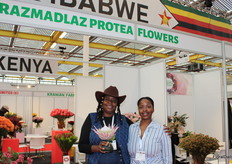 Lilian Dube and daughter Rufaro Chirairo,  Razmadiaz Protea Flowers and Nurseries