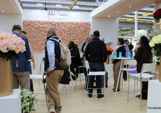 Busy at AAA Flowers booth