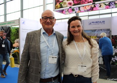 Martien van Zanten and daughter Stephanie Noordam, van Zanten Floral. Family owned and operated greenhouse in Vineland, Ontario specializing in Lilies