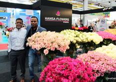 Soji Paul and Selamawit Tewolde of Hansa Flowers Ethiopia