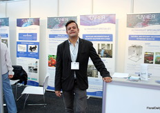 Julio Asencio of UV RER, who explained that UV is a popular disinfection solution in floriculture