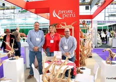 Piero Vittorelli, Vanina Baca and Renzo Miranda of PromPeru
