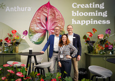 Frank Verhoogt, Lupe Cabrera Rodriguez en Erwin Koopstra van Anthura