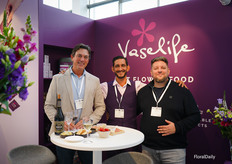 Nick MacDonald, James Cocker and Mathijs den Dulk of Vaselife and Broekhof Africa