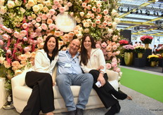 Ana Maria Bustamante, Joey Azout and Maria Paula Cordoba from Alexandra Farms S.A.S.