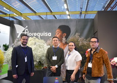 Diego Padron, Erich Brandauer, Margarita Baena and Ricardo Otero from Florequisa