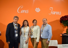 Luis Morales, Elizabeth Sarango, Carla Morales and Patricio Ruiz from Ceres Farms