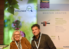 Maaike Hamer and Benjamin Zsoka from Stelzner / Pronova, focussing on soil moisture products by Bambach