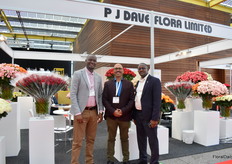 Juma Suleiman, Santosh Kulkarni and Elias Kaguchia from P.J. Dave Flora Limited