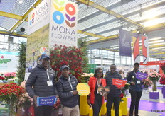Shadrack Bittok, Charles Mulemba, Yvonne Tirop, Melvin Rotich and Brian Rothic from Mona Flowers Kenya Limited