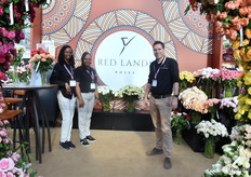 Keziah Gichohi, Prisca W.M. and Bart Engels from Red Lands Roses