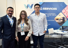 Pedro Utreras, Monica Lopez and Juan Zambrano from Worldwide Cargo Logistics Cia. Ltda.
