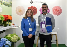 Marianne Sutter and Juan G. Gomez from Candelaria Flowers GmbH