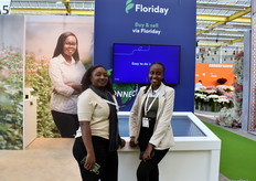 Roselyne Adagi and Lenah Amdany from Royal FloraHolland