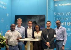 James Mwangi, Oliver Bunting, Nicolas Majorel, Lynette Muthamia, Victor Penas and Edmond Idokoko from Maersk Kenya Limited