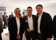 Carlos Manuel Uribe of Flores el Capiro, Marco van Herk of Anthura and Jan van Dam of Dutch Flower Group