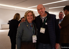 Sylvie Mamias of Union Fleurs and Rob Tas of Plants & Flowers Foundation Holland