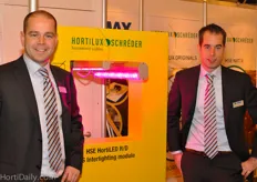Paul van der Valk from Hortilux with his colleague Bas Olsthoorn from Raymax.
