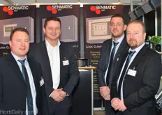 Danish greenhouse control specialists from Senmatic: Mads Anderse, Torben Hansen, Thomas Rubaek and Michael Winther.