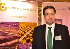 Tero Rapila from Finnish hydroponics supplier Green Automation. www.gae.fi.