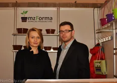 Marzena Marciniak-Ziomek and PrzemyslawZiomek from Polish pot manufacturer mzForma. www.mzforma.pl