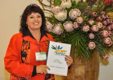 Jenneth Prinsloo, director from SAFEC, the South African Flower Export Council.