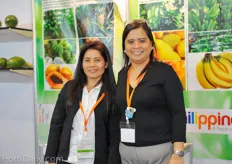 Rosaly and Jocelyn from Raspina Tropical Fruits Philippines.