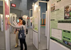 A lot of information walls regarding horticulture where made available to the trade show visitors.