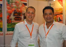 Koen Mattheus from Sercom automation together with his colleague Joe. Sercom attended Horti Asia for the second year, due to a quite successful first year. They ran into a new customer at last years exhibition and have just completed a project with them for their tomato greenhouses