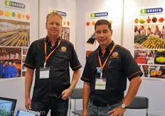 Luuk Runia and Frank Hermans from Asian Perlite Industries/ Greenhouse Solutions Asia.