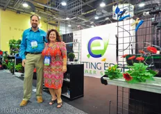 Tony and Jackie Barendregt from Cutting Edge Grower Supply, New Jersey.