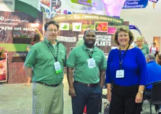 Oasis Grower Solutions: Nathan, Vijay and Robin. If you want to learn more about Oasis and hydroponics, please read this article: http://www.hortidaily.com/article/1237/US-Our-growing-media-helps-growers,-large-and-small