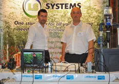 Peter Wessel and Darren McDonald from LS Systems.