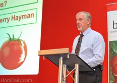 Horticultural Consultant Gerry Hayman presented interesting information on Lycopeen . We know it is healthy, but how can we achieve higher lycopeen, and if we can, can we use this as a marketing tool and add value to or product in order to get better pricing?